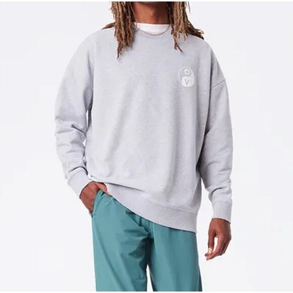 New ~ Outdoor Voices ~ OV Graphic Sweatshirt Size XS OVERSIZED - Picture 1 of 7